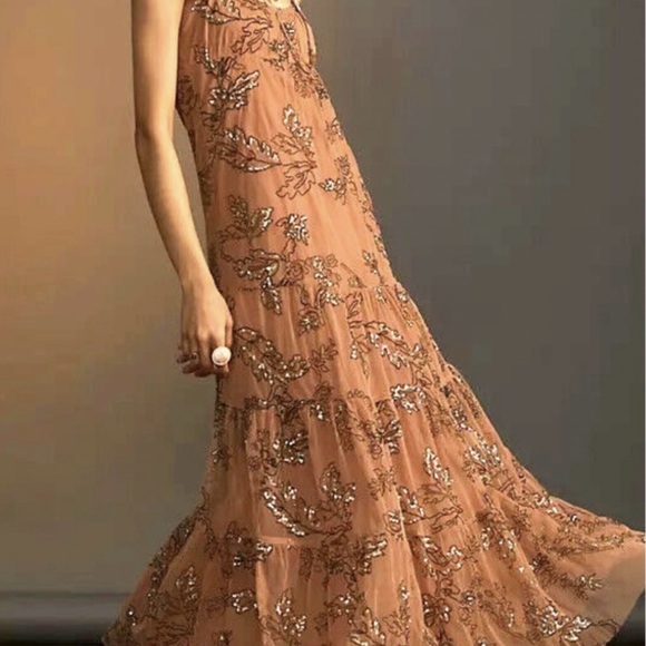 Anthropologie Dresses & Skirts - Anthropologie Tulle Sequin Tiered Dress